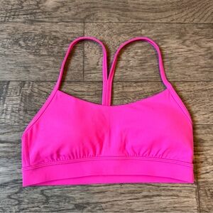 Lululemon Athletica Hot Pink Sports Bra